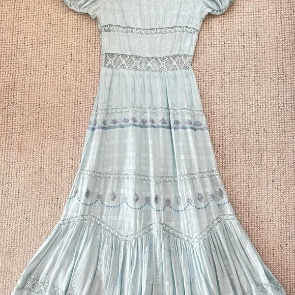 LoveShackFancy Sky Maxi Dress - Picture 9 of 14